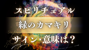「緑のカマキリ」のスピリチュアルな意味は？幸運のサイン？人生が変わる前兆と隠されたメッセージ